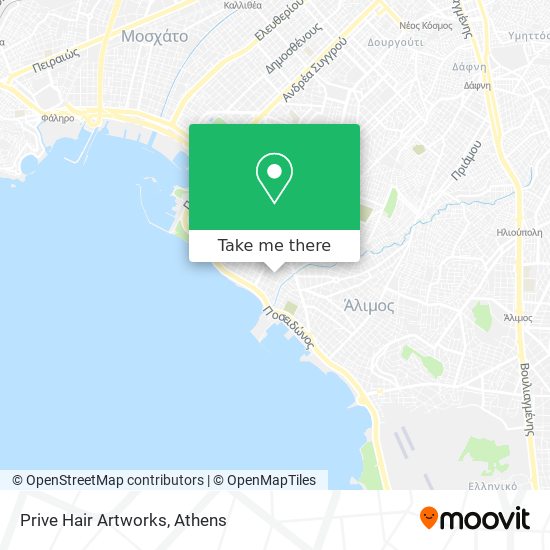 Prive Hair Artworks map