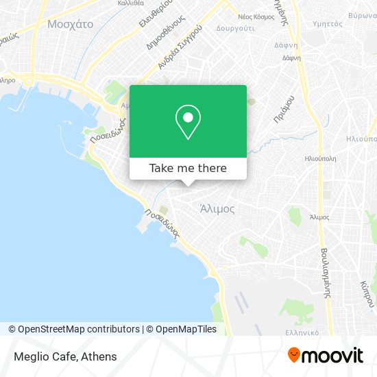 Meglio Cafe map