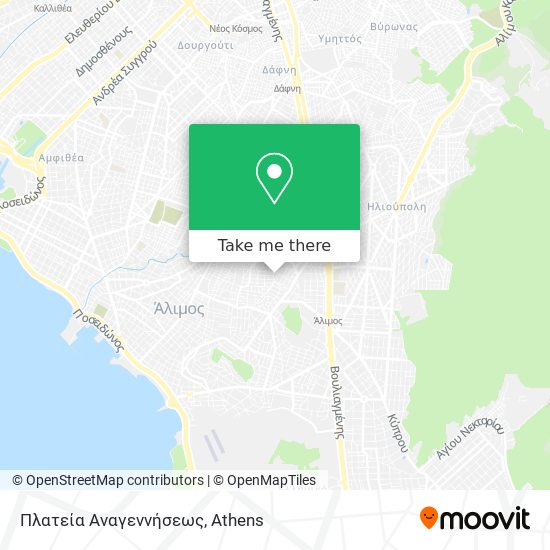 Πλατεία Αναγεννήσεως map