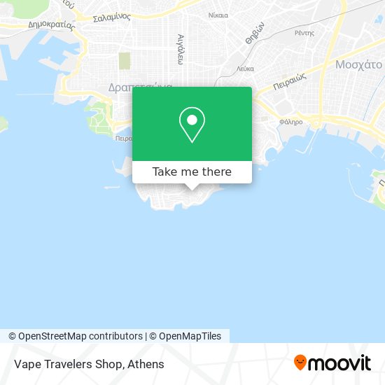 Vape Travelers Shop map