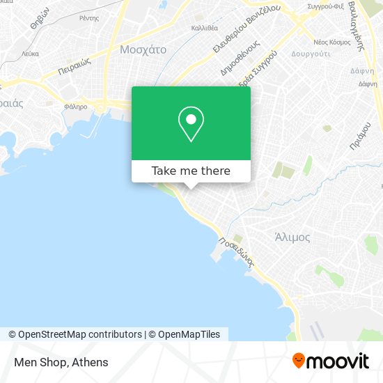 Men Shop map