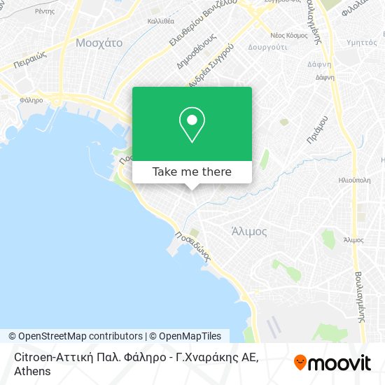 Citroen-Αττική Παλ. Φάληρο - Γ.Χναράκης ΑΕ map