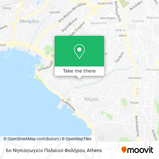 6ο Νηπιαγωγείο Παλαιού Φαλήρου map