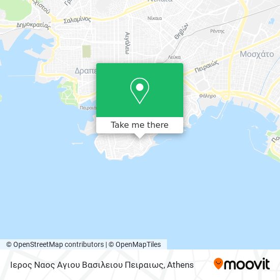 Ιερος Ναος Αγιου Βασιλειου Πειραιως map