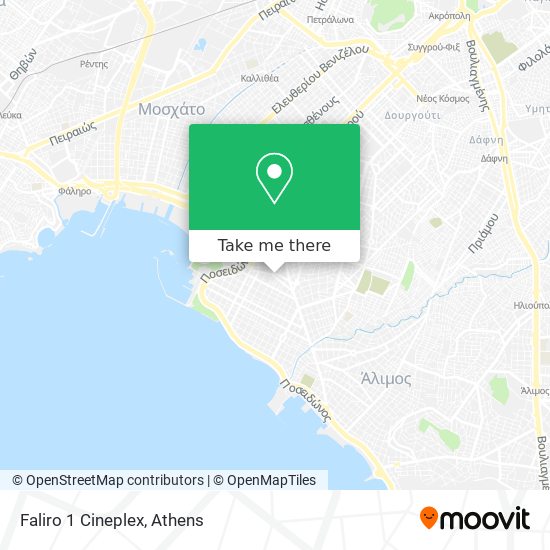 Faliro 1 Cineplex map