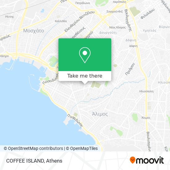 COFFEE ISLAND map