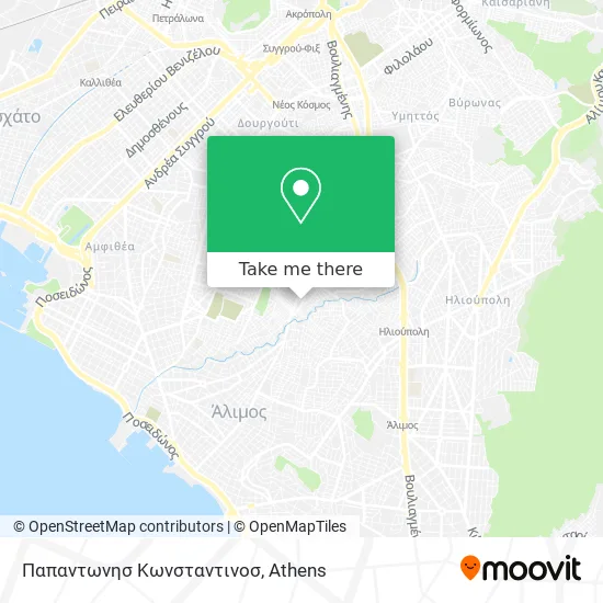 Παπαντωνησ Κωνσταντινοσ map