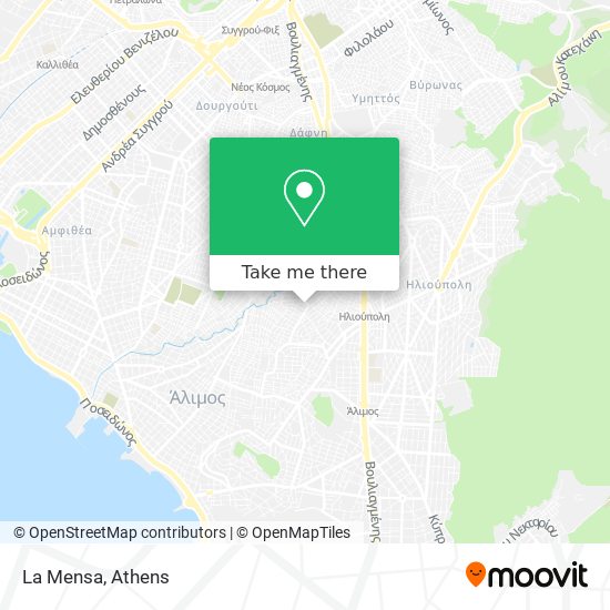 La Mensa map