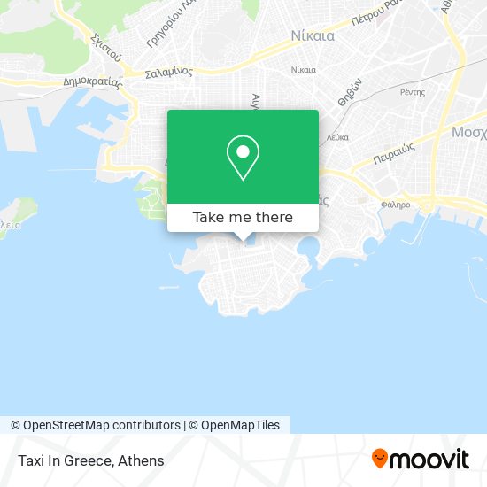 Taxi In Greece map