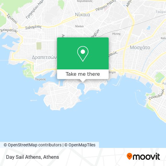 Day Sail Athens map
