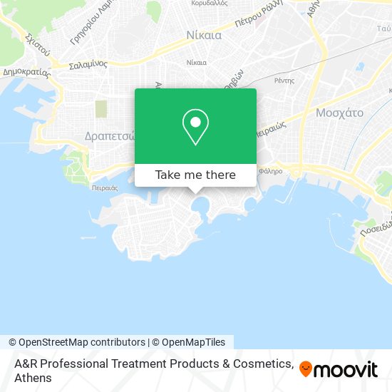 A&R Professional Treatment Products & Cosmetics map