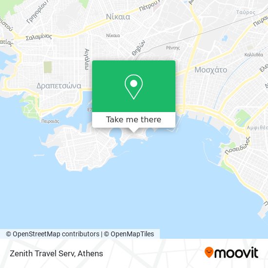 Zenith Travel Serv map