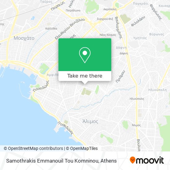 Samothrakis Emmanouil Tou Komninou map