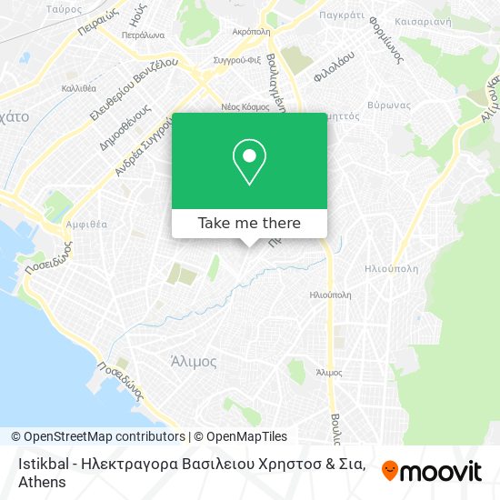 Istikbal - Ηλεκτραγορα Βασιλειου Χρηστοσ & Σια map