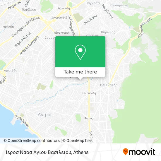 Ιεροσ Ναοσ Αγιου Βασιλειου map