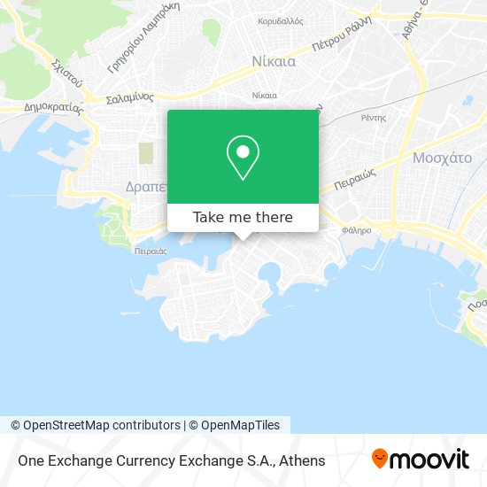 One Exchange Currency Exchange S.A. map