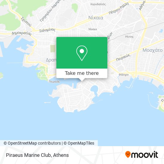 Piraeus Marine Club map