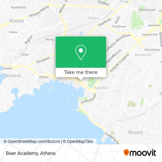 Beer Academy map