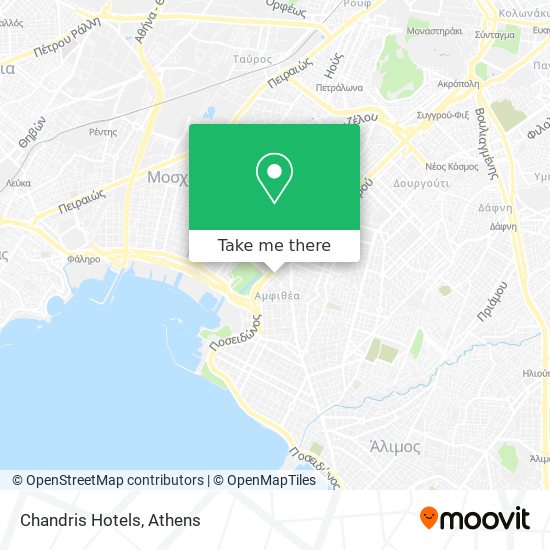 Chandris Hotels map