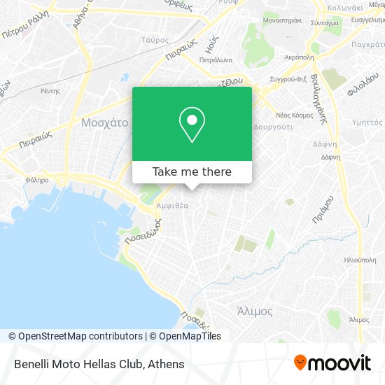 Benelli Moto Hellas Club map