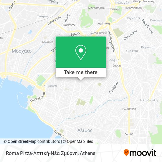 Roma Pizza-Αττική-Νέα Σμύρνη map