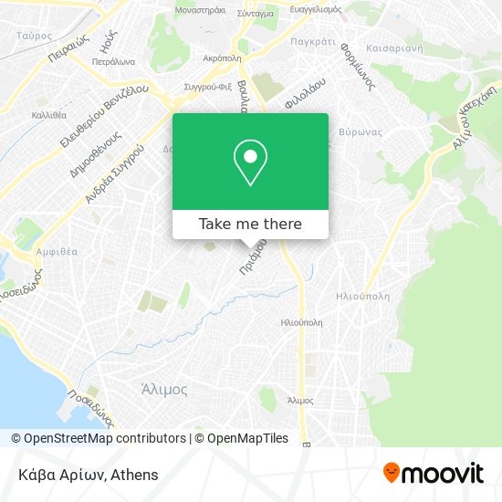 Κάβα Αρίων map