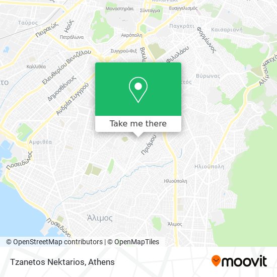 Tzanetos Nektarios map