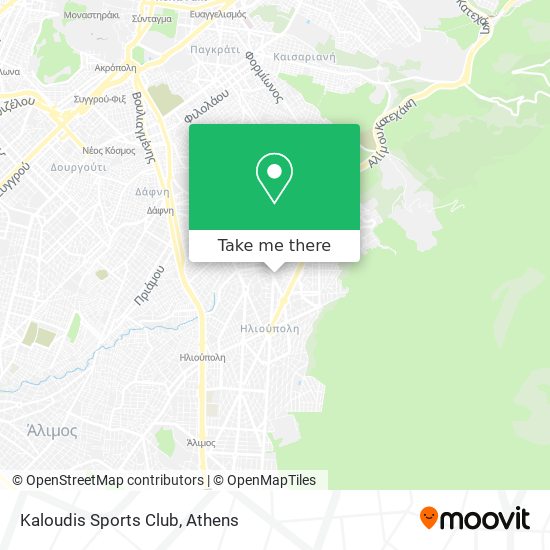 Kaloudis Sports Club map