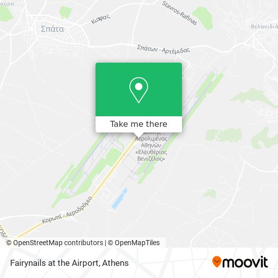 Fairynails at the Airport map