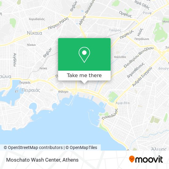 Moschato Wash Center map