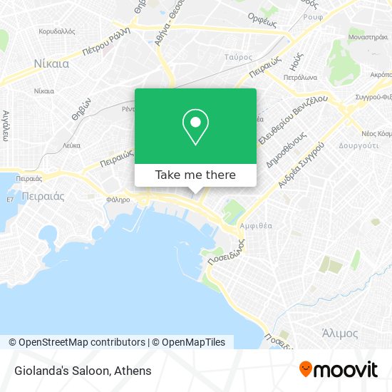 Giolanda's Saloon map
