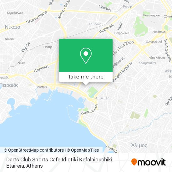 Darts Club Sports Cafe Idiotiki Kefalaiouchiki Etaireia map