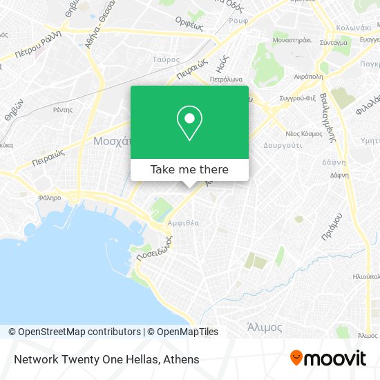 Network Twenty One Hellas map