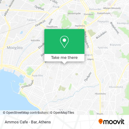 Ammos Cafe - Bar map