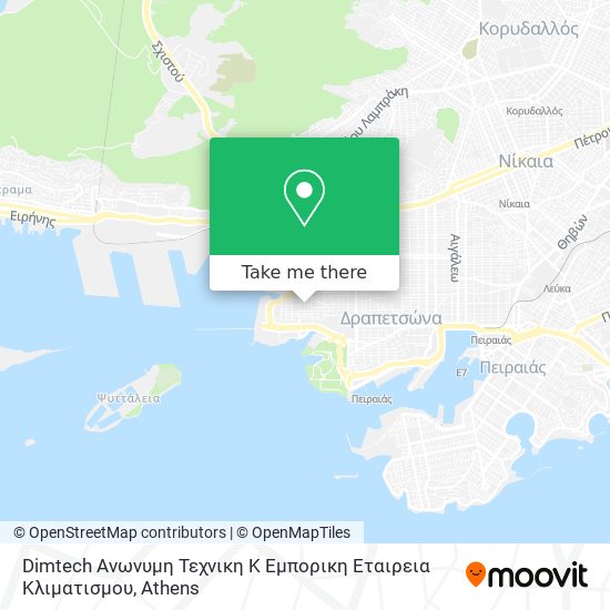 Dimtech Ανωνυμη Τεχνικη Κ Εμπορικη Εταιρεια Κλιματισμου map