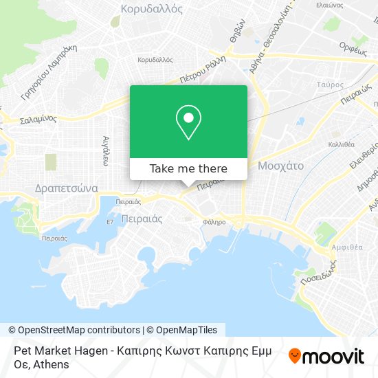 Pet Market Hagen - Καπιρης Κωνστ Καπιρης Εμμ Οε map