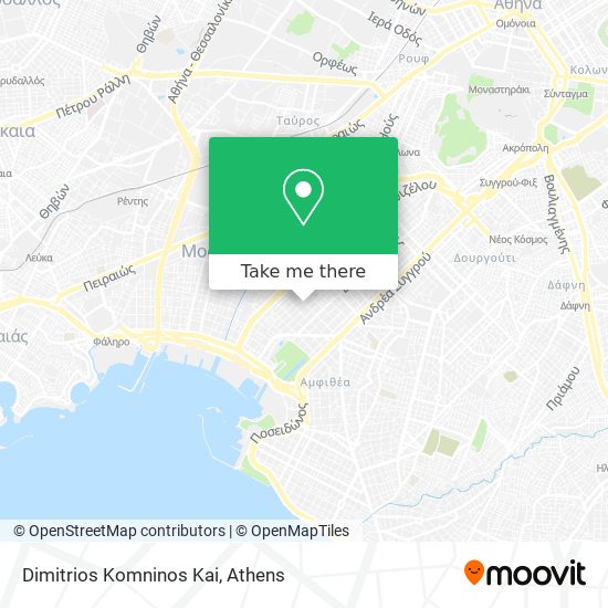 Dimitrios Komninos Kai map