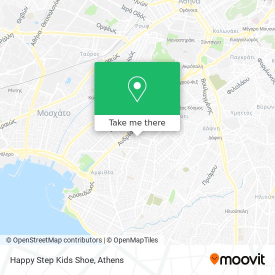 Happy Step Kids Shoe map