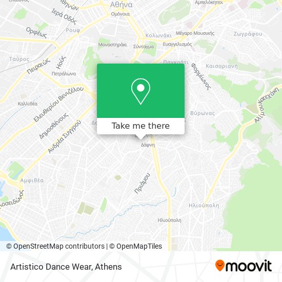 Artistico Dance Wear map