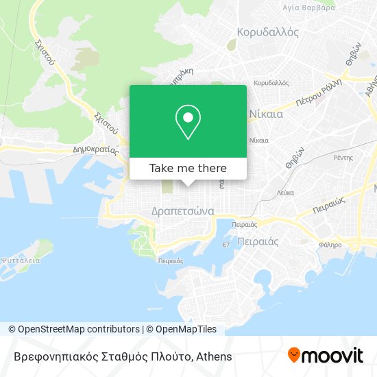 Βρεφονηπιακός Σταθμός Πλούτο map