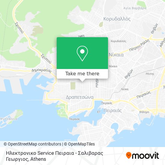 Ηλεκτρονικο Service Πειραια - Σαλιβαρας Γεωργιος map