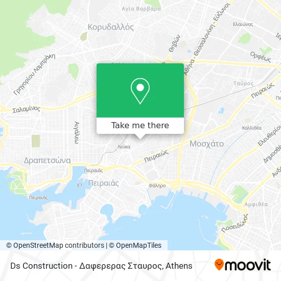 Ds Construction - Δαφερερας Σταυρος map