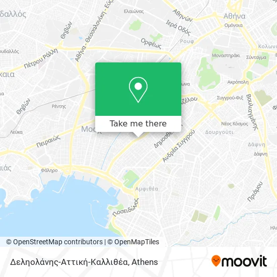 Δεληολάνης-Αττική-Καλλιθέα map