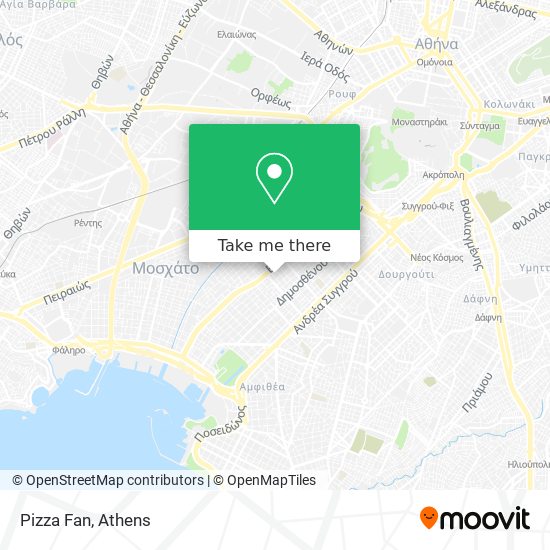 Pizza Fan map