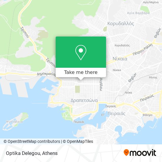 Optika Delegou map