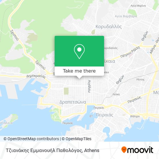 Τζιανάκης Εμμανουήλ Παθολόγος map