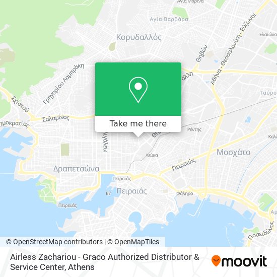 Airless Zachariou - Graco Authorized Distributor & Service Center map