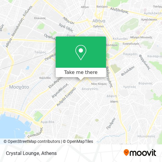 Crystal Lounge map