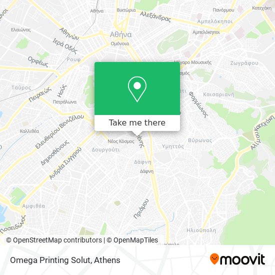 Omega Printing Solut map