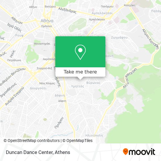 Duncan Dance Center map